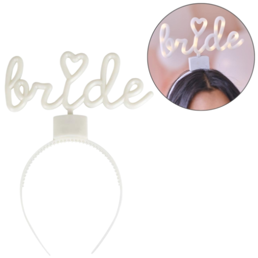 Ginger Ray haarband bride LED