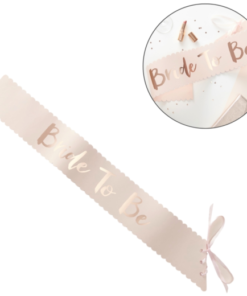 Ginger Ray sjerp bride to be rose goudkleurig