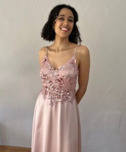oud rose feestjurk