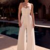 Bianco Evento bruidsjumpsuit Dove