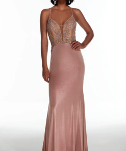 rosegold dress