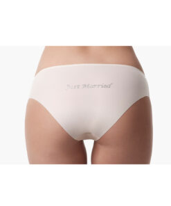 Alternative view of Poirier slip naadloos Just Married pure love 18 915JM