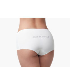 Poirier hipster naadloos Just Married pure love