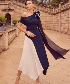 veni infantino blue dress