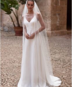 sluier met parels 2 meter