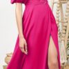 fuchsia cocktailjurk sonia pena