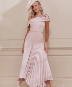 rose jurk off shoulder